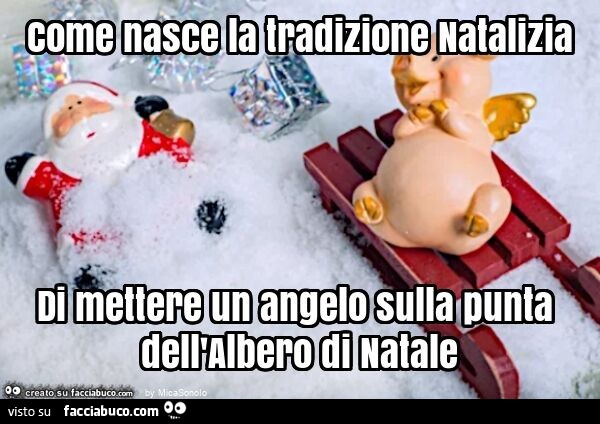 Come nasce la tradizione natalizia di mettere un angelo sulla punta