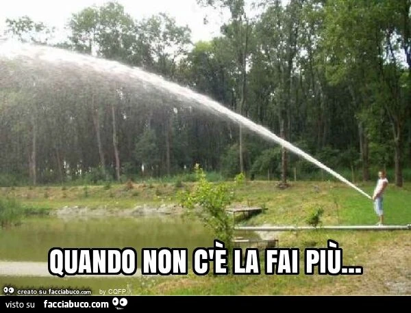 Quando non c'è la fai più