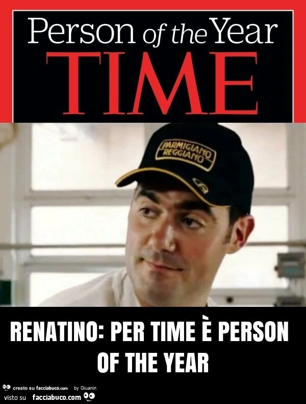 Renatino: per time รจ person of the year