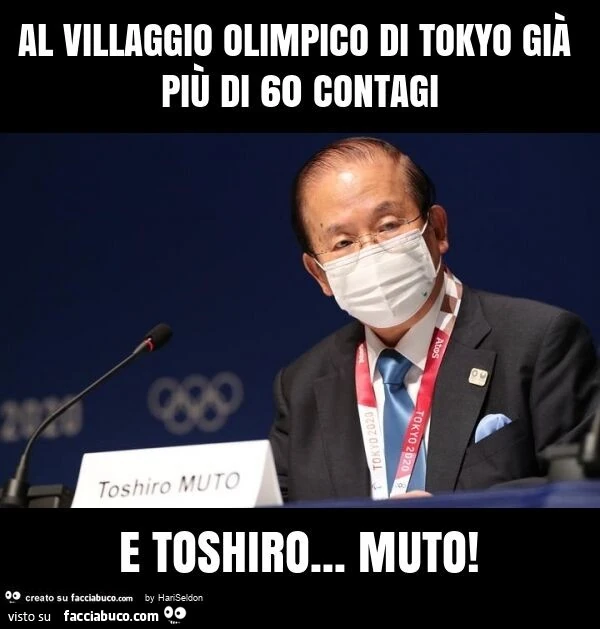 Al villaggio olimpico di tokyo già più di 60 contagi e toshiro&hellip; muto