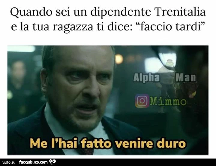 Quando sei un dipendente Trenitalia e la tua ragazza