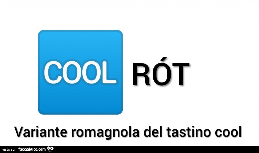 Cool Rot variante romagnola del tastino cool