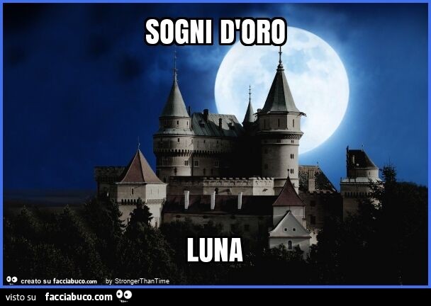Sogni d'oro luna