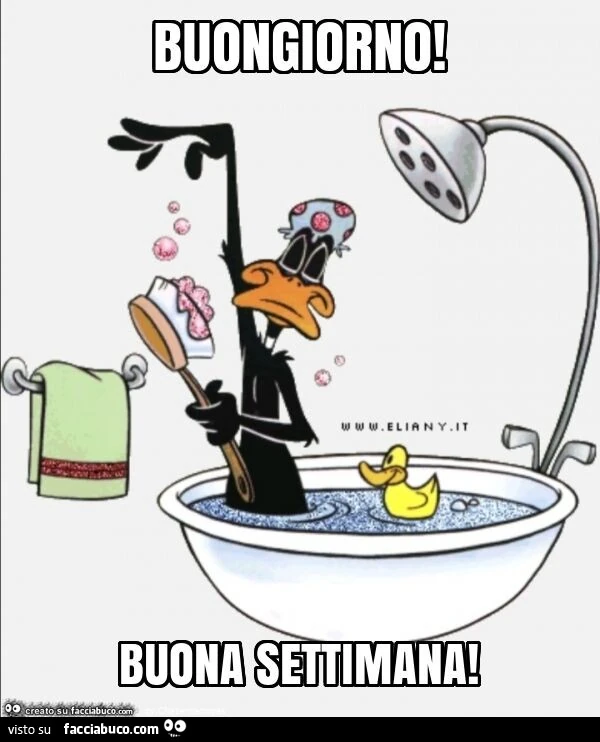 Buongiorno! Buona settimana