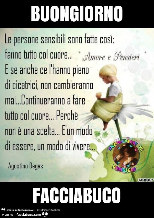 Buongiorno facciabuco