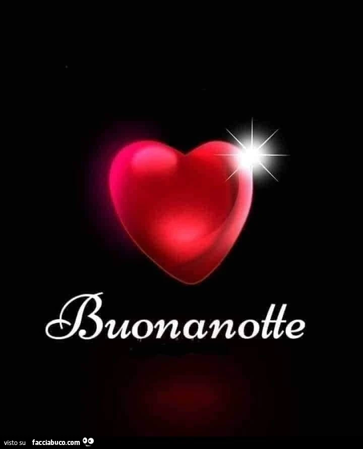 Cuore. Buonanotte