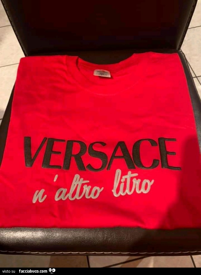 Versace n'altro litro