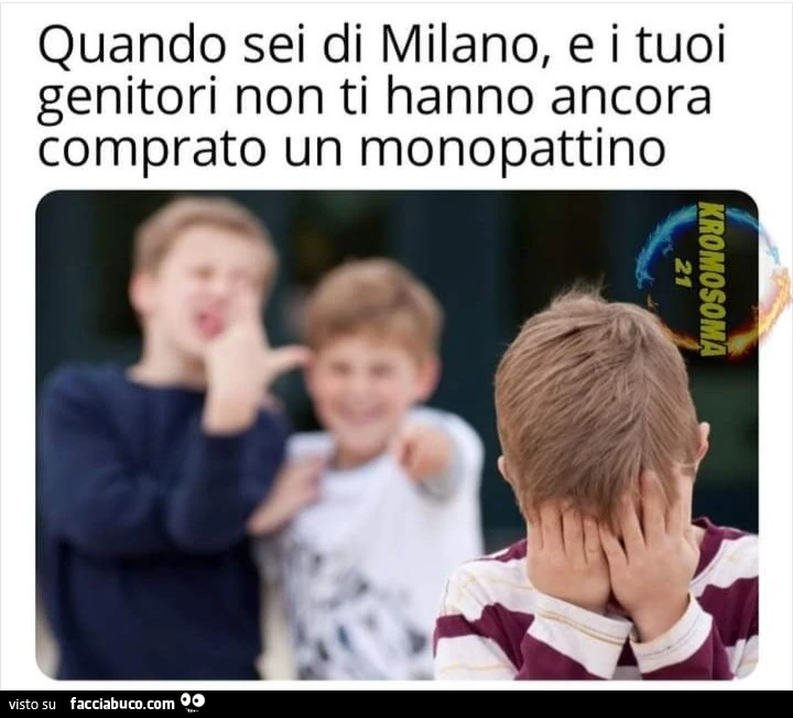 Quando sei di Milano e i tuoi genitori non ti hanno ancora