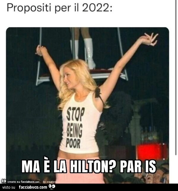 Ma è la hilton? Par is