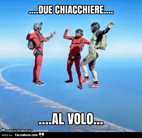 Due chiacchiere… al volo