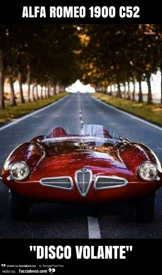 Alfa romeo 1900 c52 "disco volante"