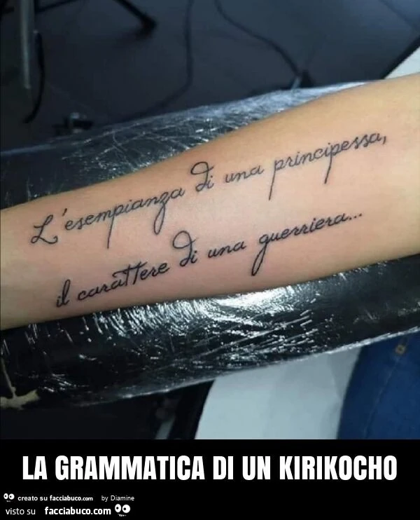 La grammatica di un kirikocho