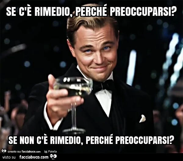 Rimedio e preoccupazione