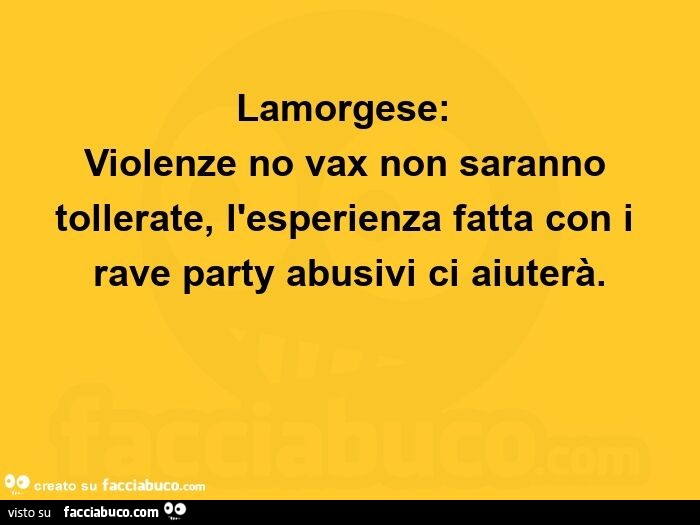 Lamorgese: violenze no vax non saranno tollerate, l'esperienza fatta con i rave party abusivi ci aiuterà