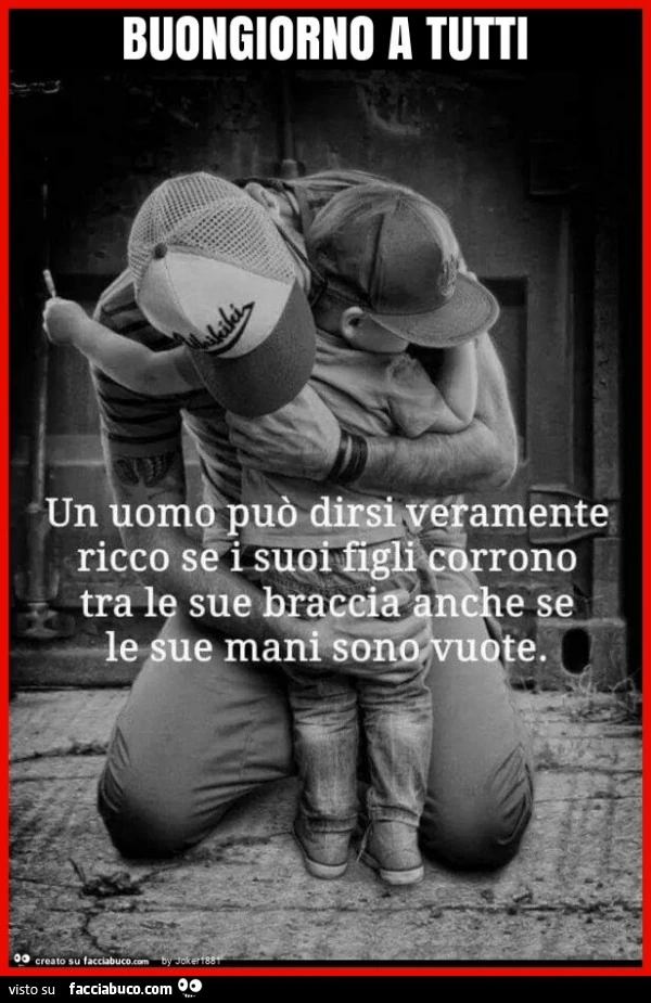 Buongiorno a tutti