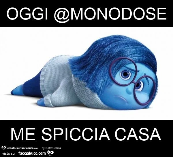 Oggi @monodose me spiccia casa
