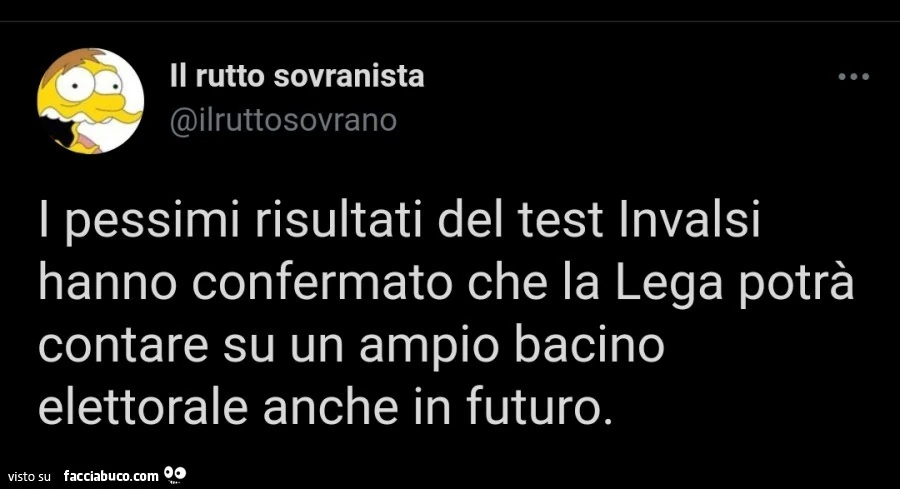 I pessimi risultati del test invalsi hanno confermato che la lega potrà contare su un ampio bacino elettorale anche in futuro