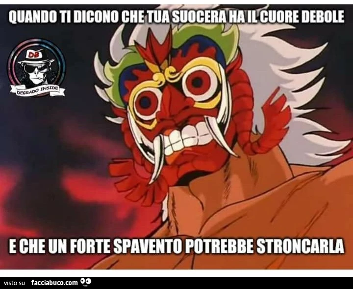 Quando ti dicono che tua suocera ha il cuore debole