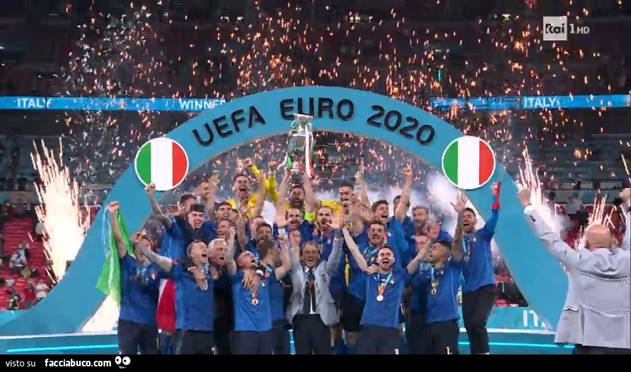 Italia ha preso la Coppa