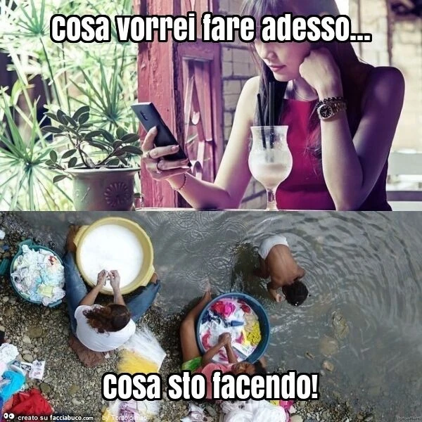 Cosa vorrei fare adesso&hellip; cosa sto facendo