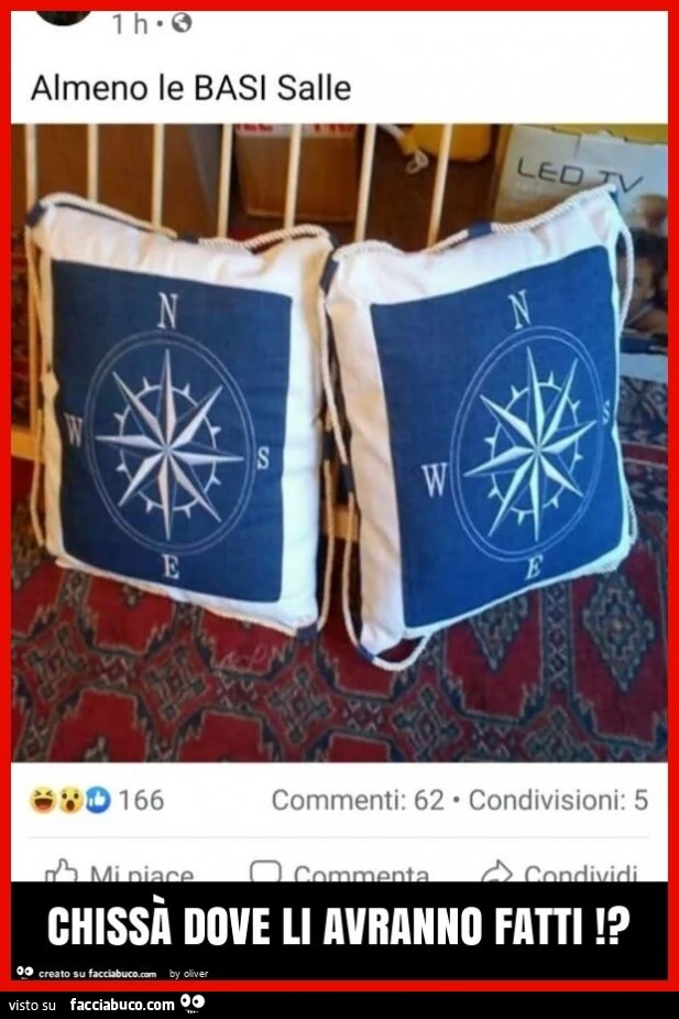 Chissà dove li avranno fatti!?