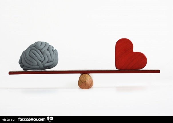 Cervello in equilibrio con il cuore