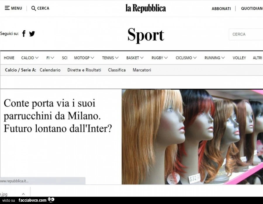 Conte porta via i suoi parrucchini da milano. Futuro lontano dall'inter?