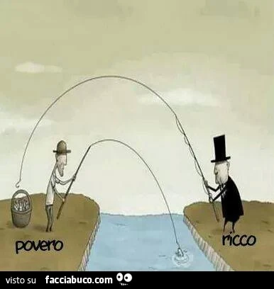 Pescatori. Povero. Ricco