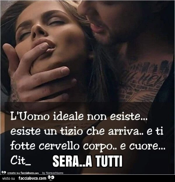 Sera. A tutti