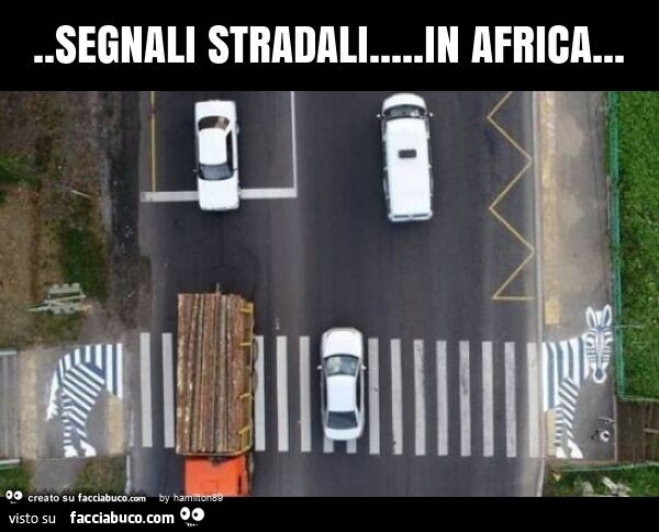 Segnali stradali… in africa