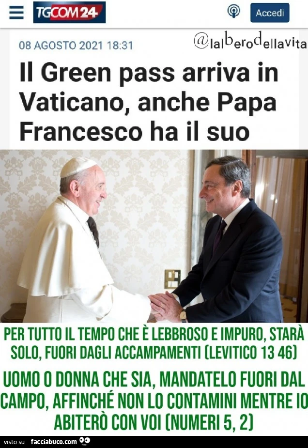 Green pass vaticano