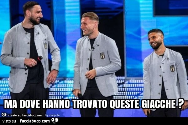 Ma dove hanno trovato queste giacche?