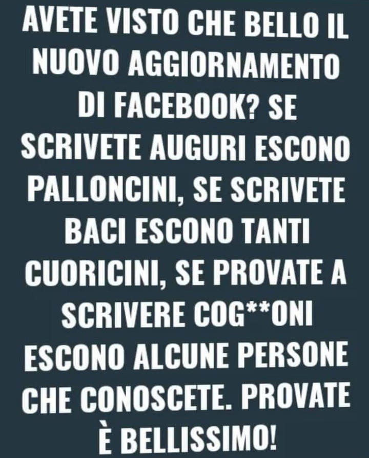 Nuovo aggiornamento di Facebook