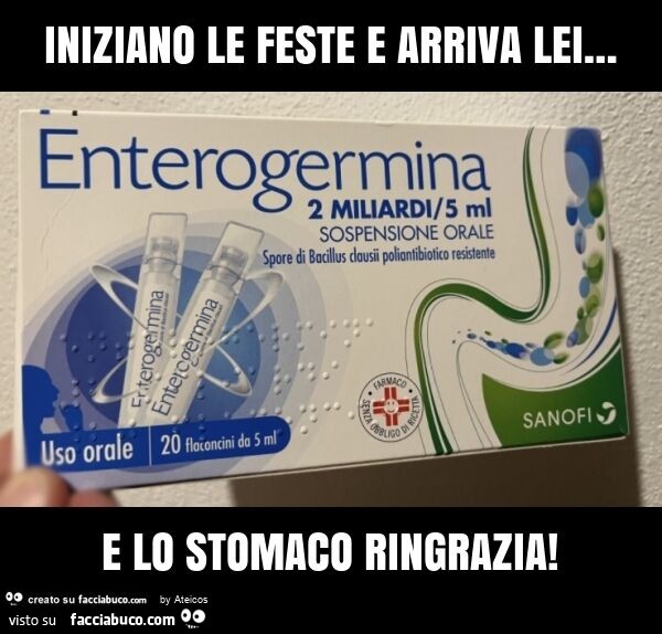 Iniziano le feste e arriva lei… e lo stomaco ringrazia