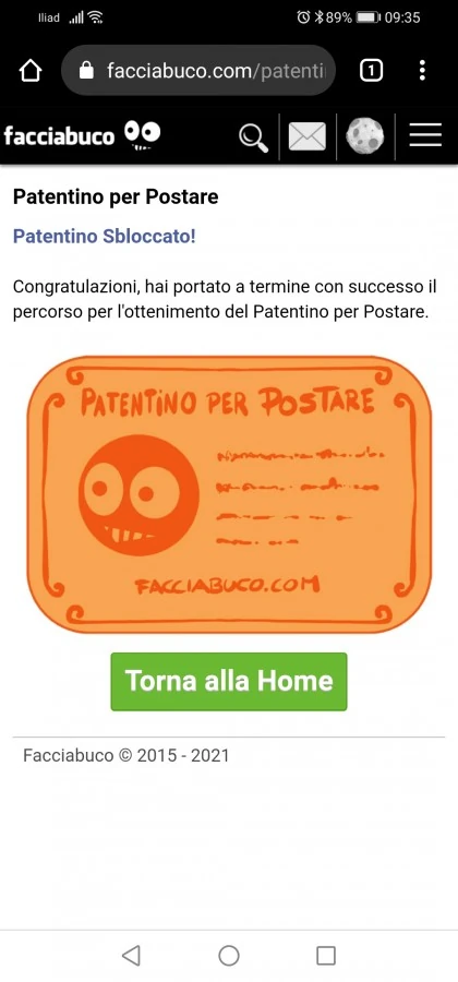 Patentino facciabuco ennegi78