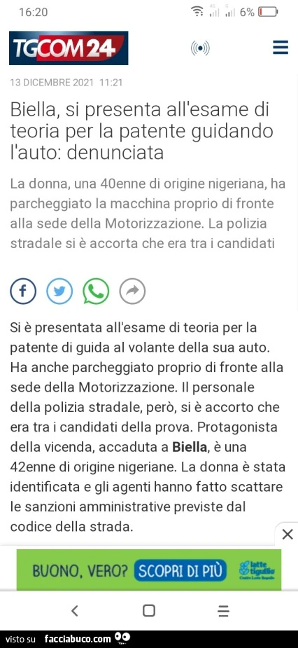 Biella, si presenta all'esame di teoria per la patente guidando l'auto: denunciata