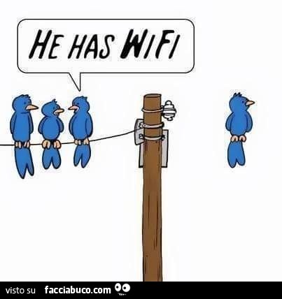 He has wifi