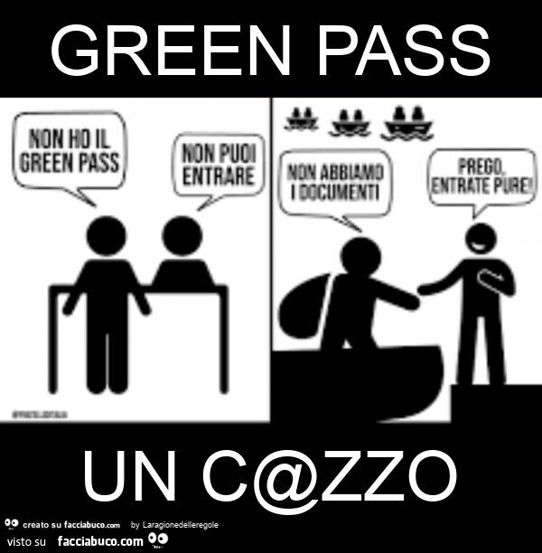 Green pass un c@zzo