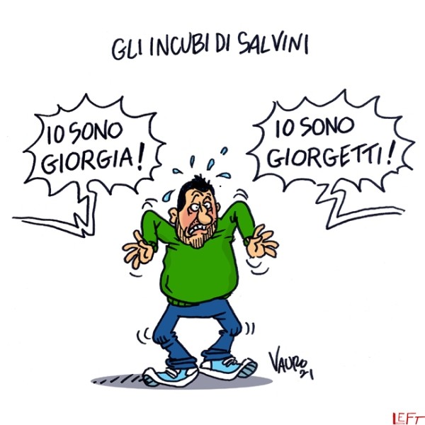 Gli incubi di Salvini by Vauro
