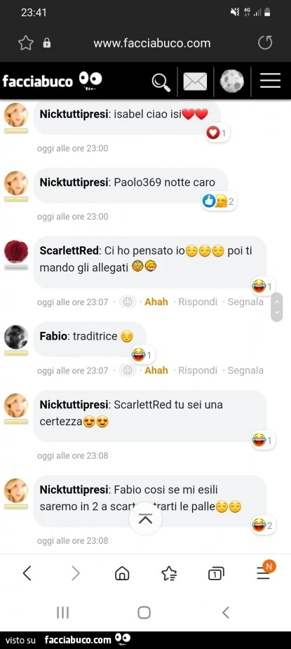 Fabio: traditrice