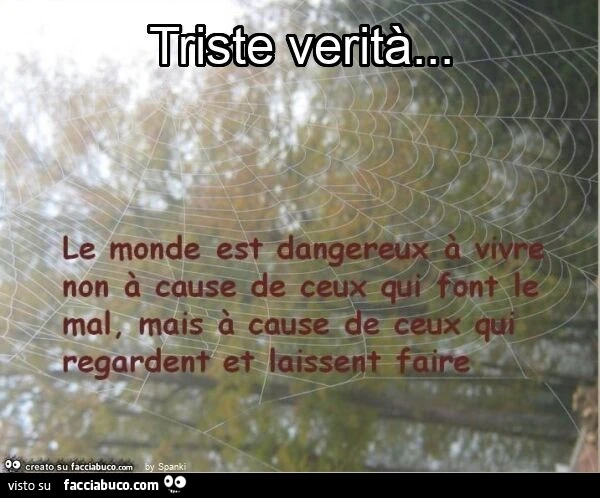 Triste verità