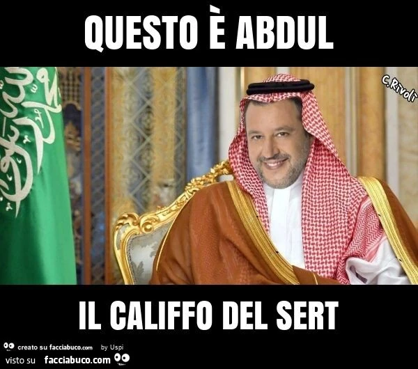 Questo è abdul il califfo del sert
