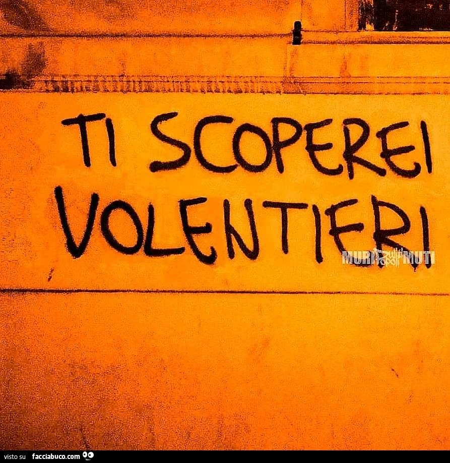 Ti scoperei volentieri