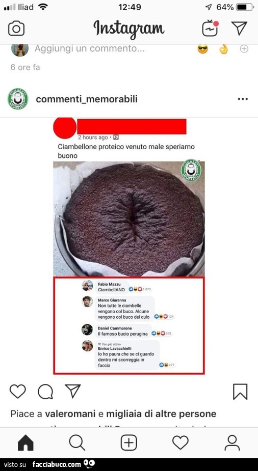 Ciambellone proteico venuto male speriamo buono. Ciambellano