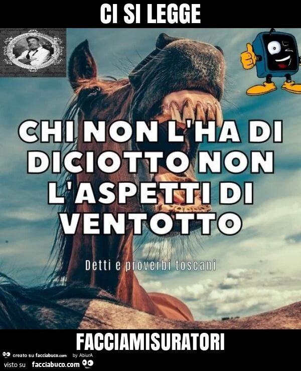 Ci si legge facciamisuratori